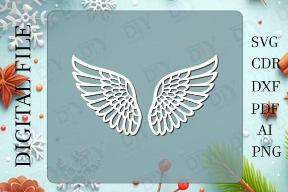 Angel Wings DIY Template #21