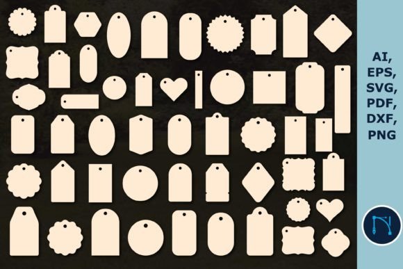 Laser Cut Price Tag/label SVG Bundle = - Download Now