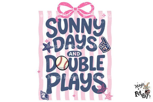 Sunny Days Double Plays Baseball PNG