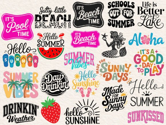 Summer SVG Bundle, Summer Svg, Beach Svg