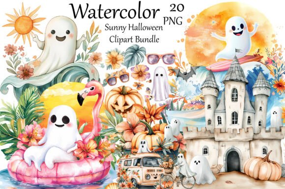 Watercolor Sunny Halloween