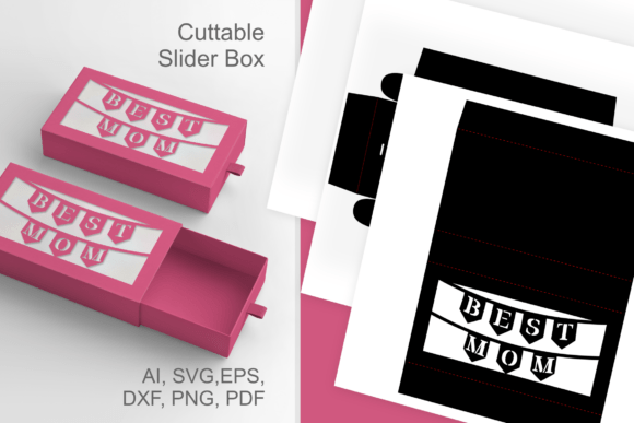 Best Mom Banner Slive N Drawer Favor Box