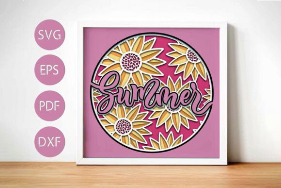 Sunflower Inspiration Summer Shadowbox