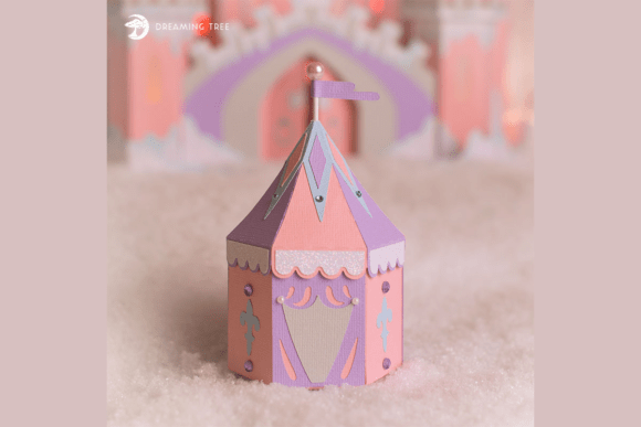 Knights Tent Favor Box SVG