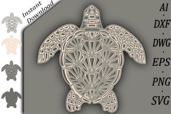 Turtle Multilayer Svg/Turtle Paper Cut