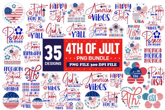 4th of July SVG Bundle - 35 Design 4th O - Download Now
