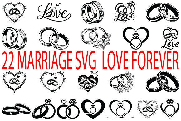 Marriage Svg Love Forever Bundle