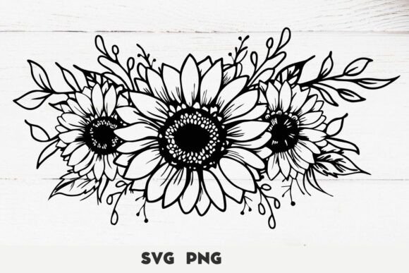 Sunflower Svg, Flower Svg, Wildflowers, - Download Now