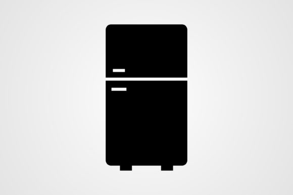 Refrigerator Glyph Icon - Download Now