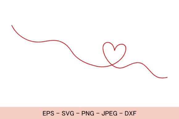 Yarn Svg Heart Line Dxf File for Cricut - Download Now