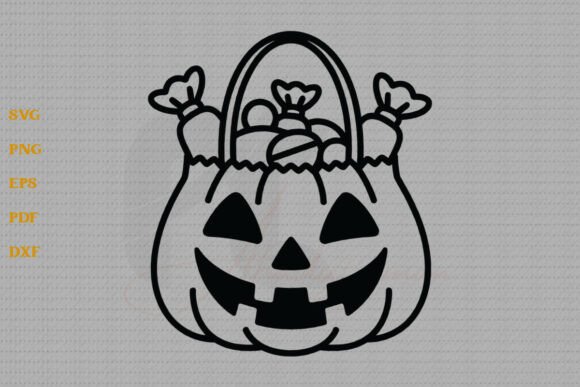 Halloween Candy Bag Svg