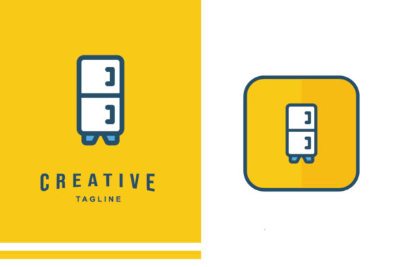 Vintage Decoration Icon - Refrigerator - Download Now