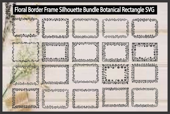 Floral Border Frame