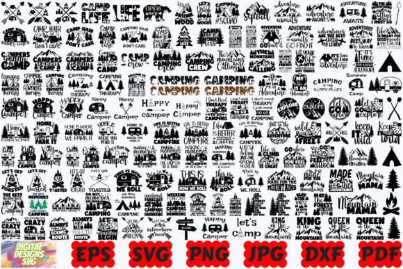 Camping SVG | Camp Life SVG | Camper SVG - Download Now