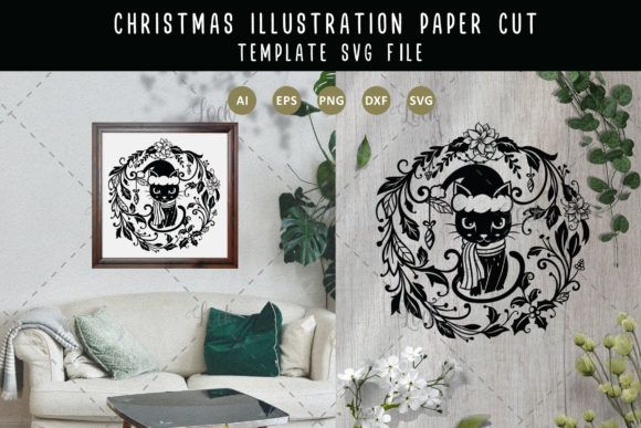Christmas Paper Cut Template