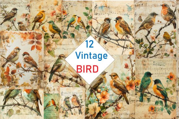 Vintage Bird Illustrations