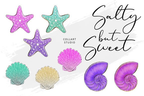 Mermaid Clipart Set, Fairy Tale, Summer - Download Now