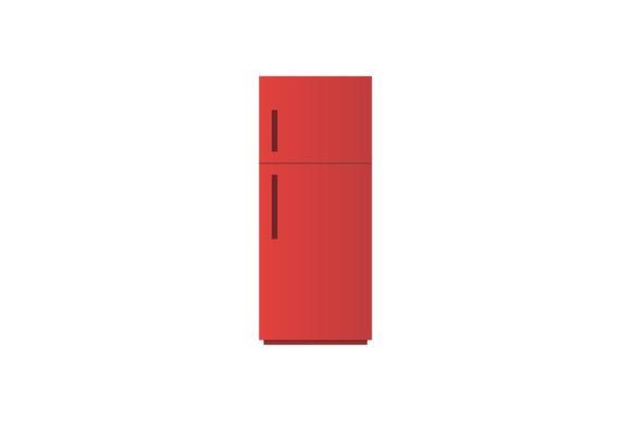 Kitchen Refrigerator Illustration Vector