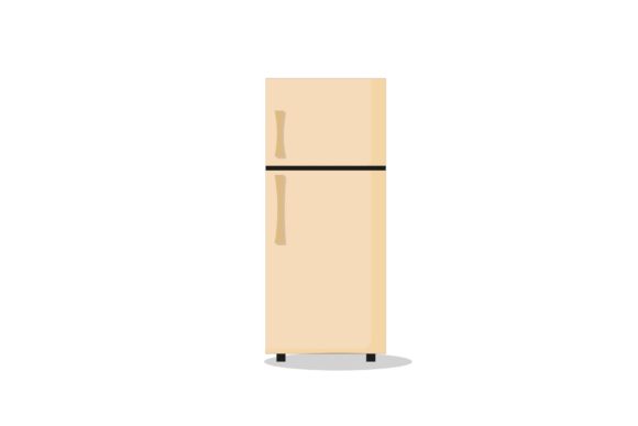 Refrigerator Illustration Vector Kitchen