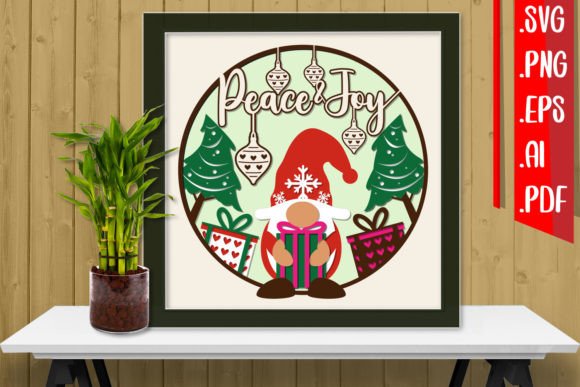 Christmas Layered Papercut 13 - Svg Eps