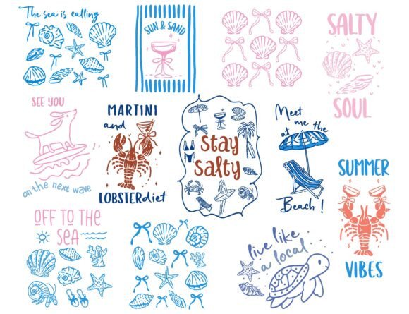Summer Beach SVG PNG Bundle - Download Now