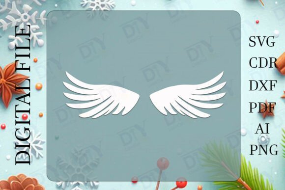Angel Wings DIY Template #25
