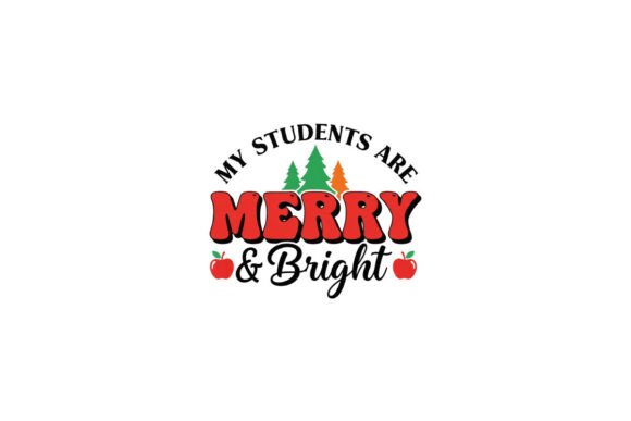 Merry Christmas Festive Design with Tree