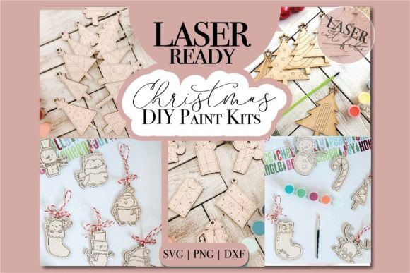 Christmas DIY Paint Kit Laser SVG Bundle